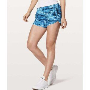 Lululemon Tracker Short V *4" Tidal Multi Size 8 EUC